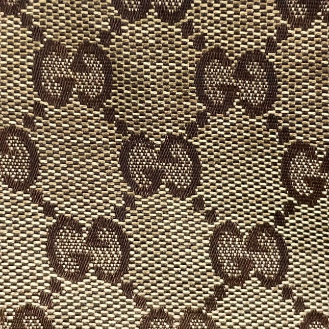 Gucci Large Vintage Green Leather and Monogram Side Horsebit Shoulder Bag