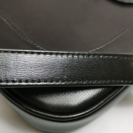 Gucci Jackie 1961 Black Leather Bag Small With Long Strap