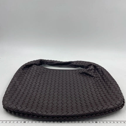Sold Bottega Veneta Intrecciato Hobo Bag Medium Brown Lambskin leather 40cm Never Worn