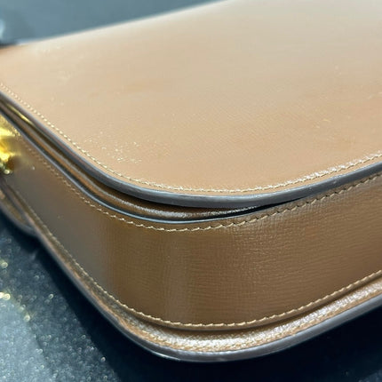 Sold Gucci 1955 Horsebit Shoulder Bag Caramel Brown Small Leather