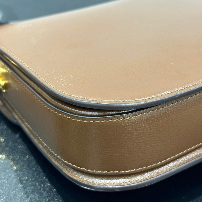 Sold Gucci 1955 Horsebit Shoulder Bag Caramel Brown Small Leather