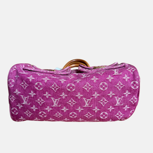 Louis Vuitton Denim Neo Speedy Boston Bag Pink