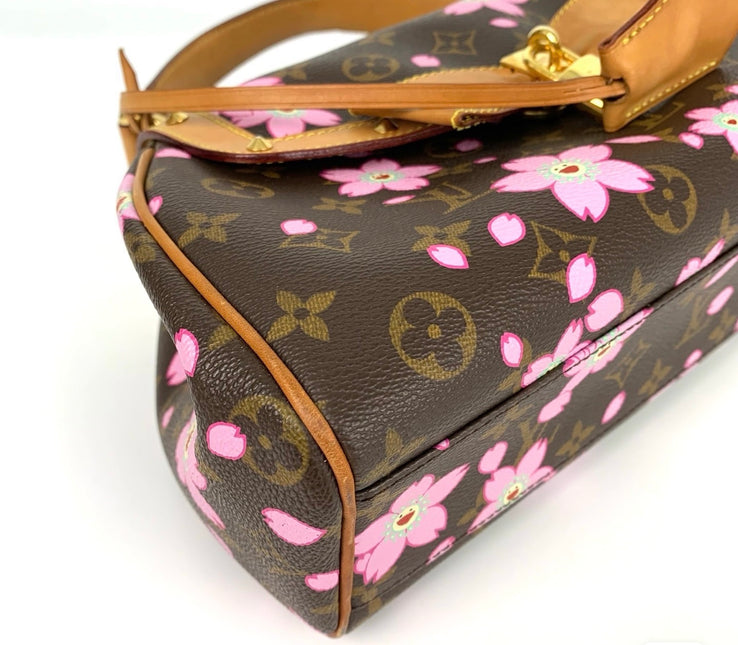 Louis Vuitton x Takashi Murakami Cherry Blossom Sack Reto PM Monogram Handbag