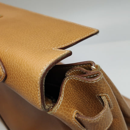 Hermes Kelly 40 Retourne Gold Togo Leather Gold Hardware 1993