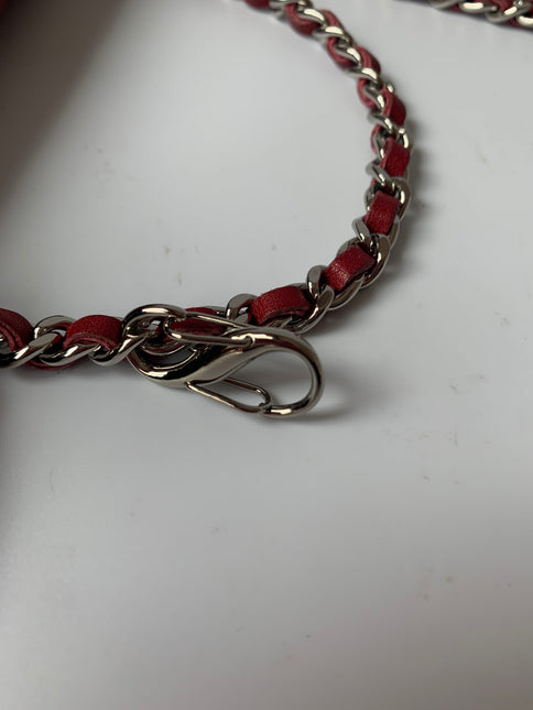 Sold Chanel Wallet On Chains WOC Timeless/ Classic Red Patent Leather