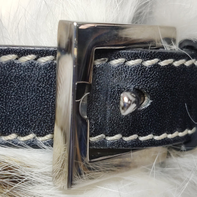 Fendi Mamma Baguette Rabbit Fur Polka Dots Print Shoulder Bag