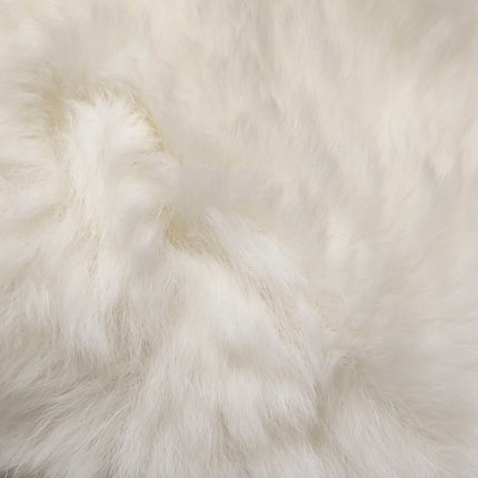 Chanel White Rabbit Fur Kiss Lock Clutch Chain Bag