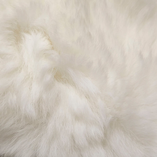 Chanel White Rabbit Fur Kiss Lock Clutch Chain Bag