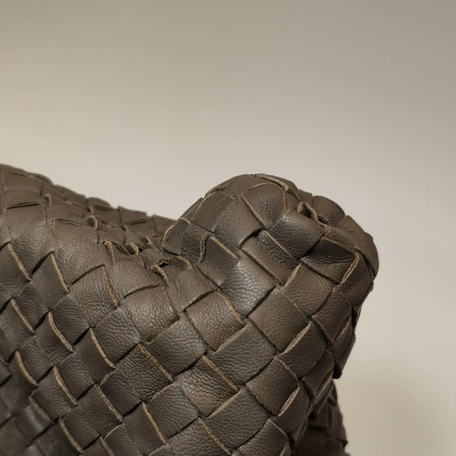 Bottega Veneta Maxi Convertible Tote Dark Chocolate Brown Leather 50cm