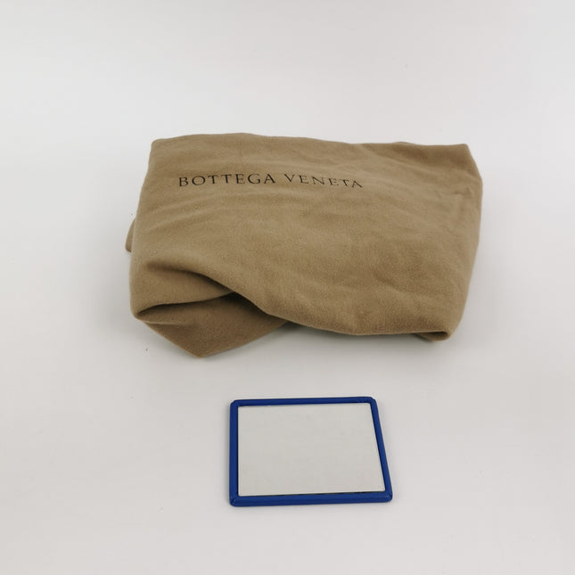 Bottega Veneta Hobo Bag Lambskin Leather Royal Blue 42cm Thick Shoulder Pad