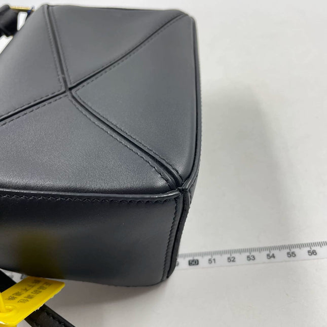 Loewe x Howl's Moving Castle Studio Ghibli Collection Puzzle Calcifer Mini Black Crossbody Bag