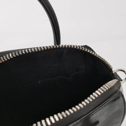 Sold Givenchy Antigona Mini Black Calf Leather Top Handle bag with Strap