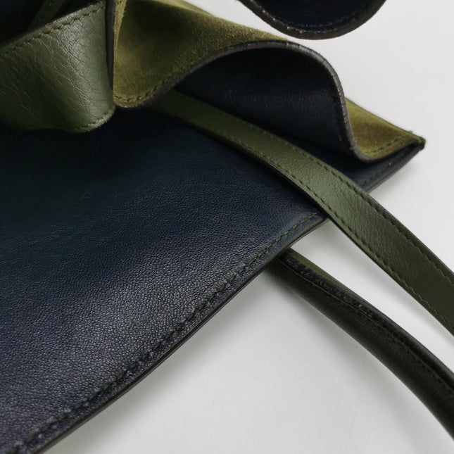 Celine Green Phantom Mini Green Suede Leather 30cm