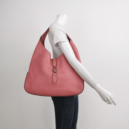 Sold Gucci Jackie 1961 Soft Rose Pink Leather Bag Medium