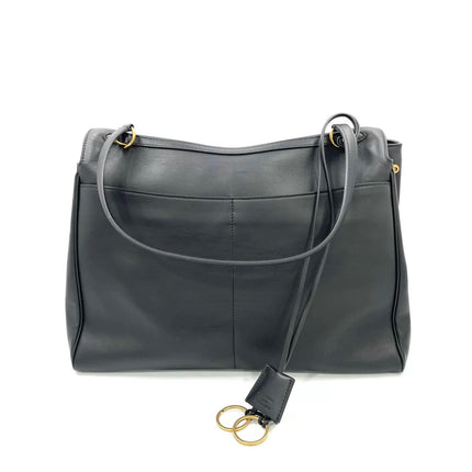 Balenciaga Rodeo Large Black Calfskin Leather Two Way Bag