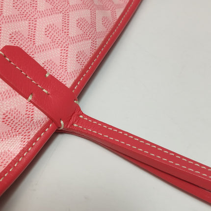 Goyard Artois Tote PM Medium Pink With Zipper and Reinforced Corners 2018
