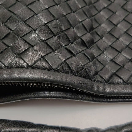 Bottega Veneta Veneta Hobo Maxi Black Leather 51cm