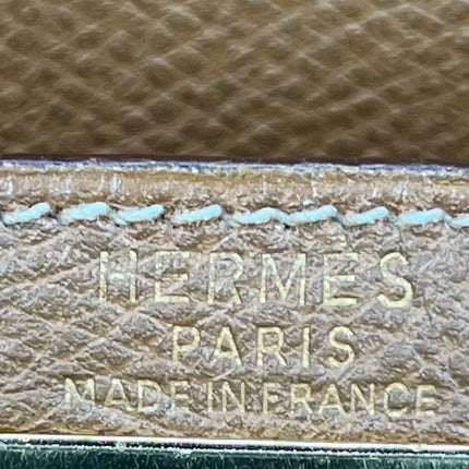 Hermes Kelly 28 Sellier Brown Gold Epsom Leather Gold Hardware 1985