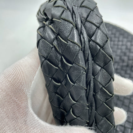 Bottega Veneta Veneta Hobo Black Leather Bag Large 48cm