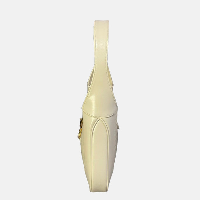 Sold Gucci Jackie 1961 White Leather Bag Small Missing Strap