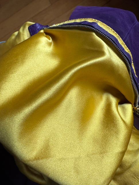 Fendi Mamma Baguette Purple Suede Leather