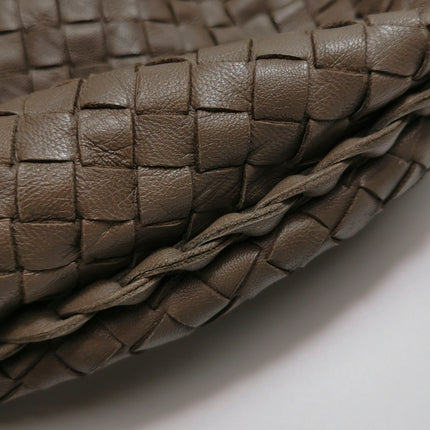 Bottega Veneta Belly Hobo Intreccio Leather Grey Large 54cm