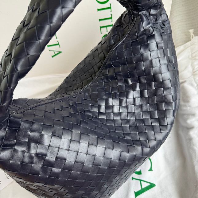 Bottega Veneta Hop Large Leather Navy Hobo Bag 55cm