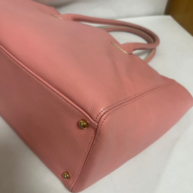 Chanel Cerf Executive Medium Pink Leather Handbag 35cm