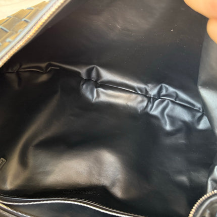 Bottega Veneta Jodie Small Black Lambskin Leather Silver Hardware