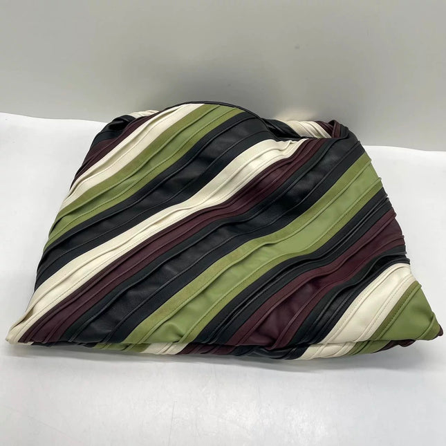 Bottega Veneta Hop Large Stripe Leather Hobo Bag 54cm