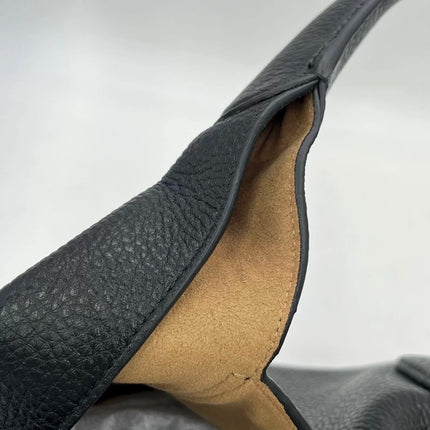 Sac porté épaule Gucci Softbit Maxi en cuir de veau noir