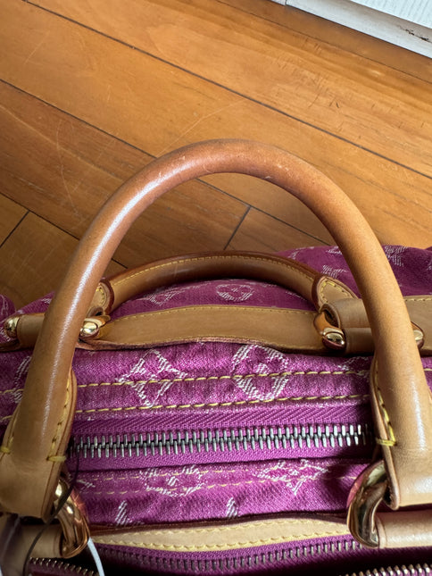 Louis Vuitton Denim Neo Speedy Boston Bag Pink