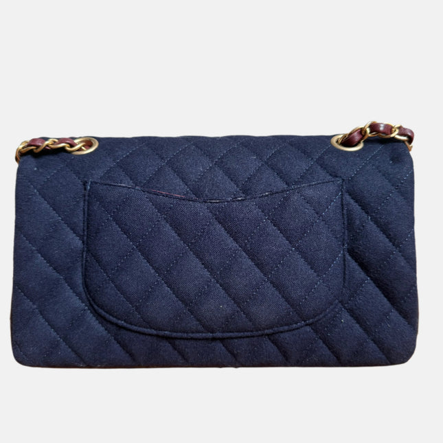 Chanel Medium Classic Double Flap Bag Métiers d'Art Paris-Hamburg 2018 Wool Nautical Charms