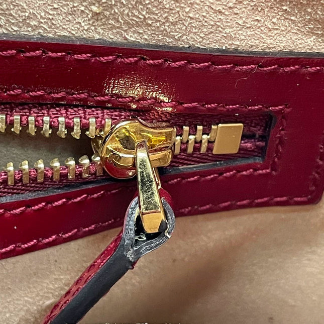 Gucci Jackie 1961 Red Leather Bag Small Shoulder Bag NEVER WORN