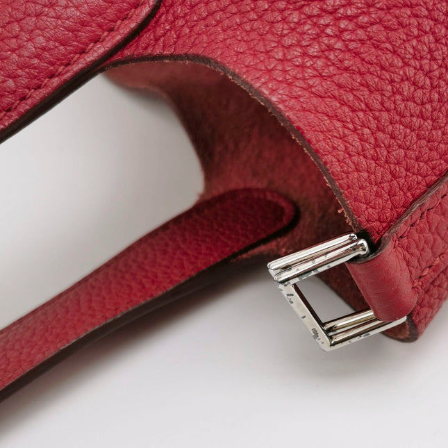 Sold Hermes Picotin 18 Red Calfskin Leather 2012 Box P Stamp