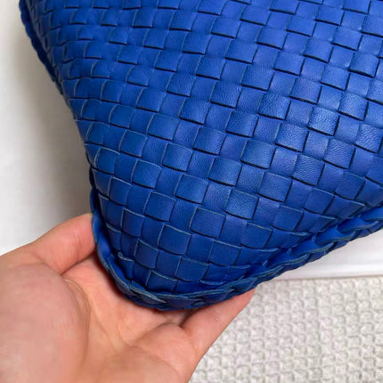 Bottega Veneta Hobo Bag Lambskin leather Royal Blue Medium 45cm