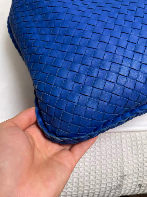 Bottega Veneta Hobo Bag Lambskin leather Royal Blue Medium 45cm