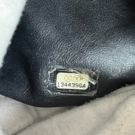 Chanel Classic Flap Jumbo 2009 Black Caviar Leather Single Flap Gold Hardware