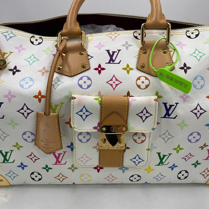 Louis Vuitton x Takashi Murakami Speedy 40 White Multicolor
