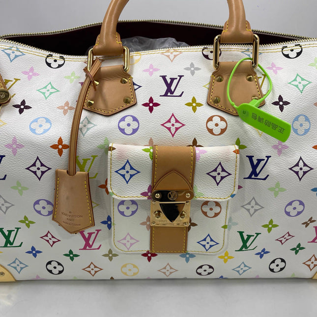 Louis Vuitton x Takashi Murakami Speedy 40 White Multicolor