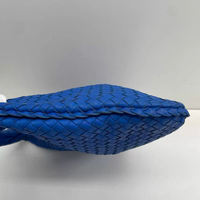 Bottega Veneta Hobo Bag Lambskin leather Royal Blue Medium 45cm
