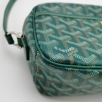 Sold Goyard Cap Vert Crossbody Goyardine Green
