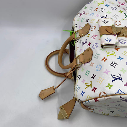 Louis Vuitton x Takashi Murakami Speedy 40 White Multicolor
