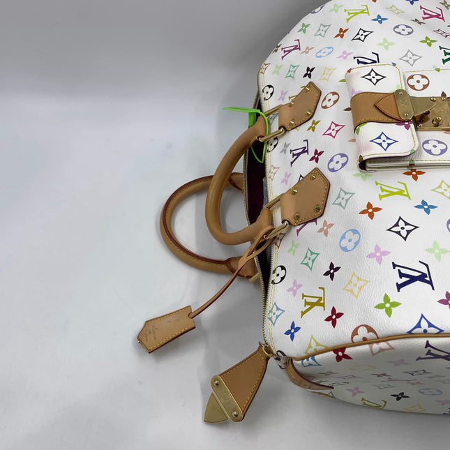 Louis Vuitton x Takashi Murakami Speedy 40 White Multicolor