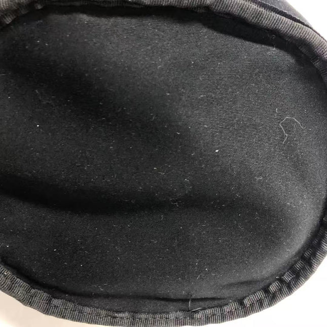 FENDI Mini Bucket White Heart Shaped Sequin Black Bag