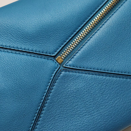 Loewe x Spirited Away Studio Ghibli Collection Puzzle Small Blue Crossbody Bag