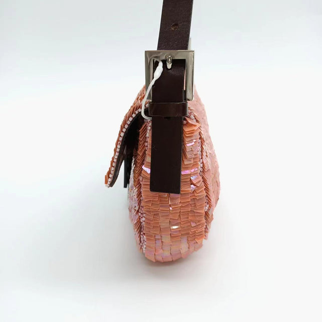 Sold Fendi Baguette Pink Sequins