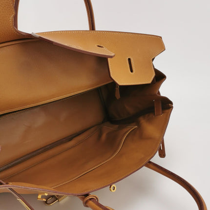 Hermes Birkin 40 Gold TC Clemence Leather Gold Hardware 1994