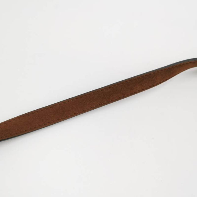 Fendi Baguette Selleria Suede Leather Crossbody Bag Medium Caramel Tan