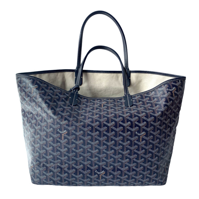 Sold Goyard Saint Louis Tote PM Medium Navy
